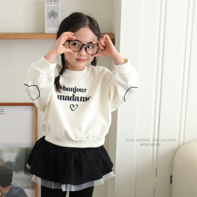 Mori Mori - Korean Children Fashion - #childrensboutique - Bonjour Heart Tee - 3