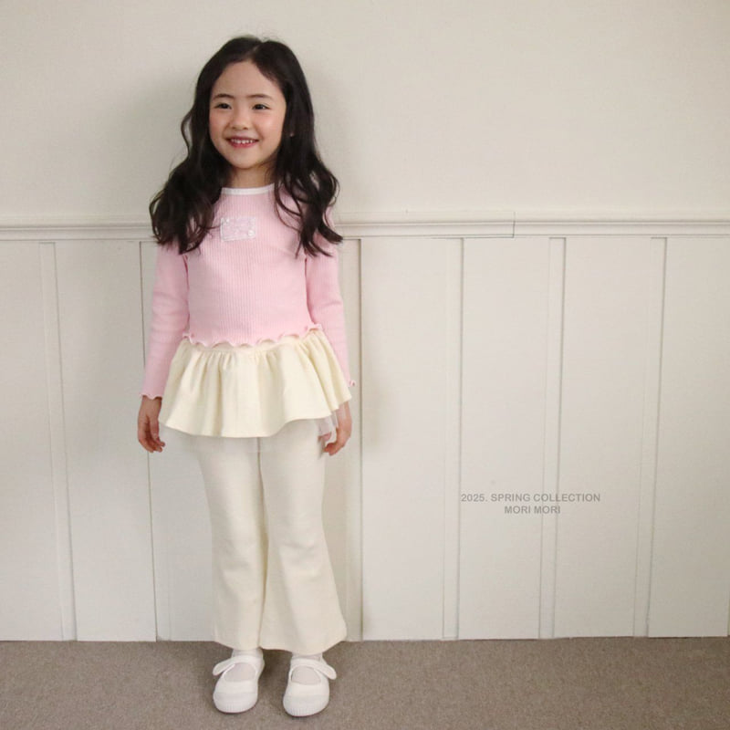 Mori Mori - Korean Children Fashion - #designkidswear - Lace Crop Tee - 10