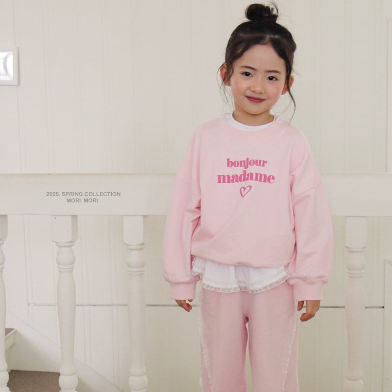 Mori Mori - Korean Children Fashion - #kidsstore - Bonjour Heart Tee - 8