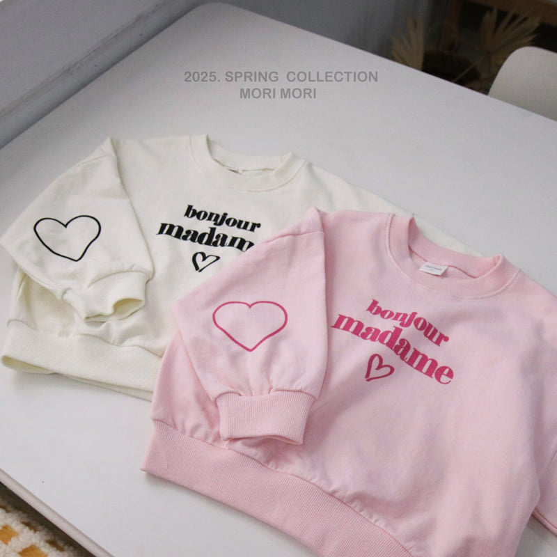 Mori Mori - Korean Children Fashion - #magicofchildhood - Bonjour Heart Tee - 12