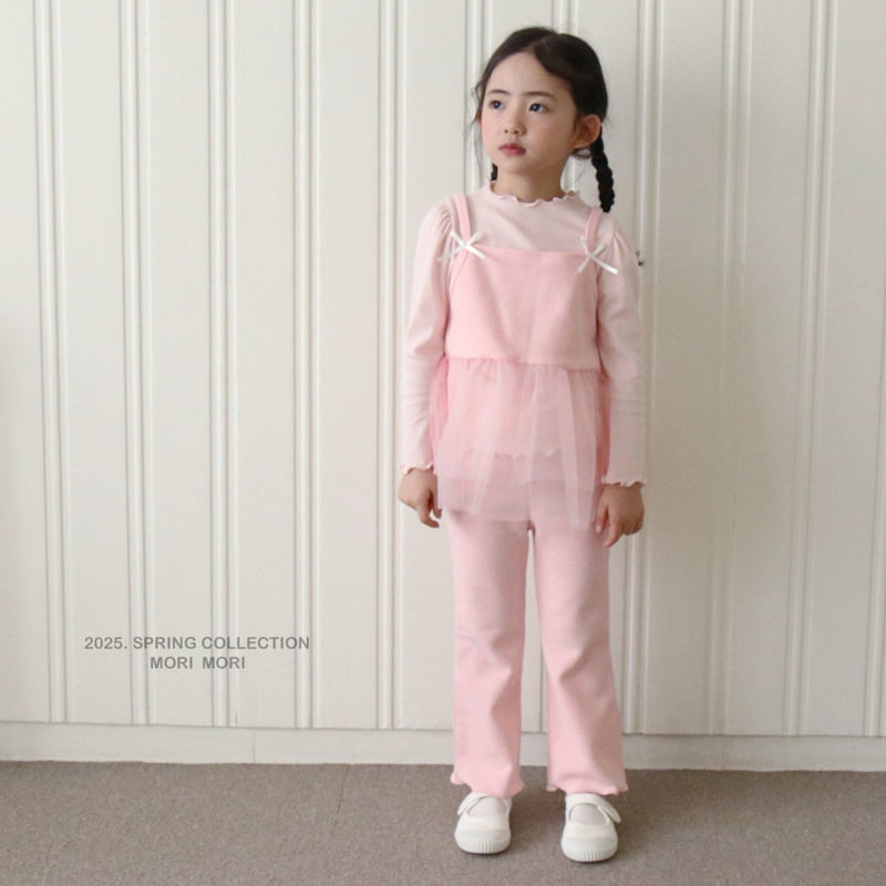 Mori Mori - Korean Children Fashion - #prettylittlegirls - Aaron Set (butterfly+bootcut) - 4