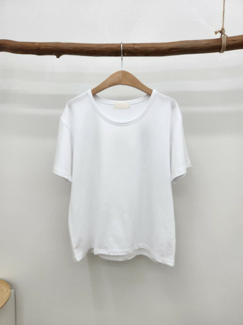 Most - Korean Women Fashion - #momslook - U Neck Tee - 3