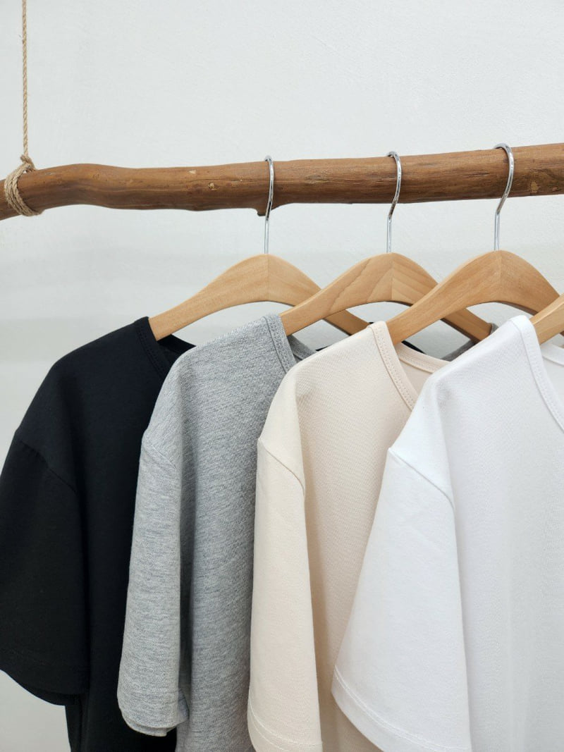 Most - Korean Women Fashion - #womensfashion - U Neck Tee - 6