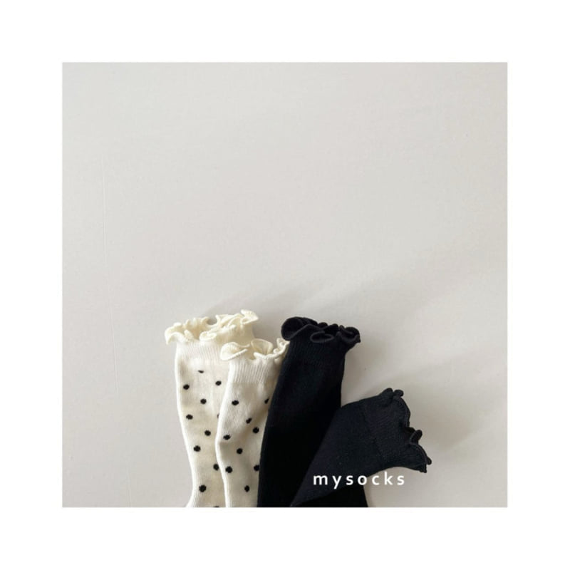 My Socks - Korean Children Fashion - #Kfashion4kids - Chalk Bread Set - 5