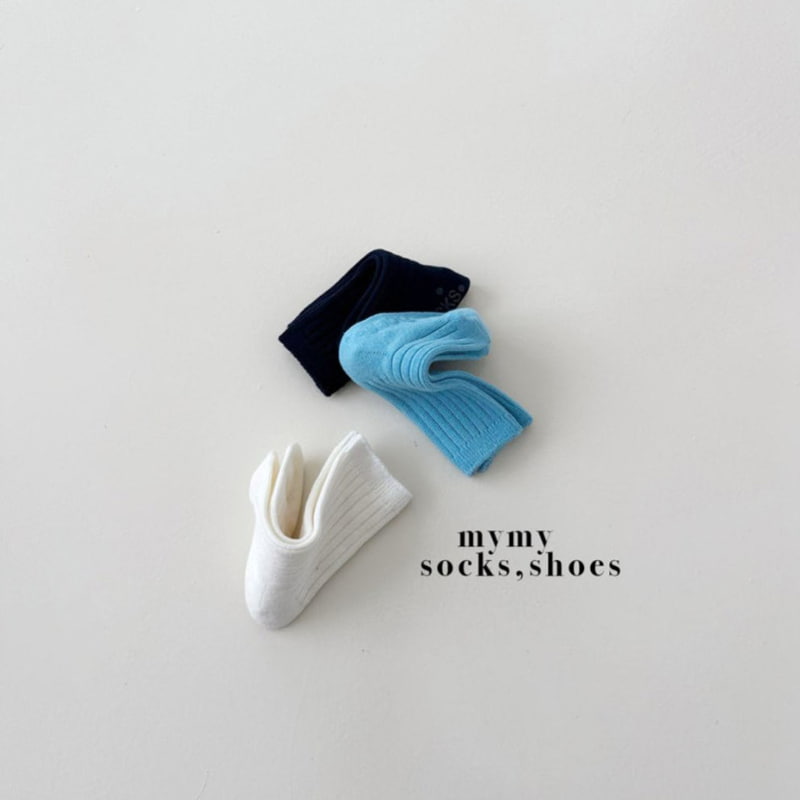 My Socks - Korean Children Fashion - #designkidswear - Blueberry Set - 8