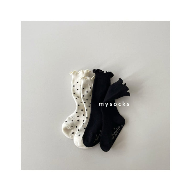 My Socks - Korean Children Fashion - #fashionkids - Chalk Bread Set