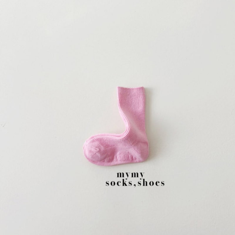 My Socks - Korean Children Fashion - #littlefashionista - Plum Set - 3