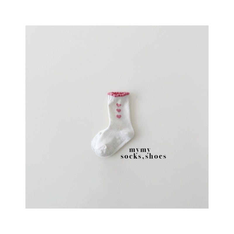 My Socks - Korean Children Fashion - #littlefashionista - Peach Set - 5