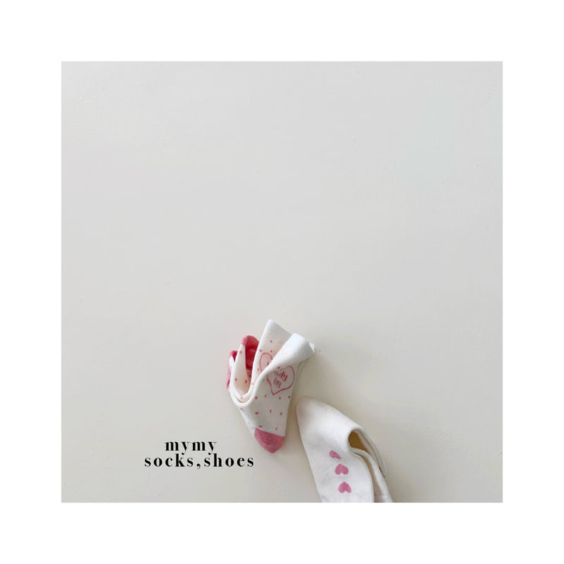 My Socks - Korean Children Fashion - #minifashionista - Peach Set - 7