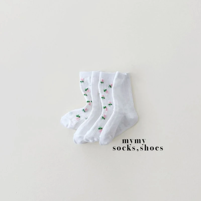 My Socks - Korean Children Fashion - #toddlerclothing - Strawberry Set - 5