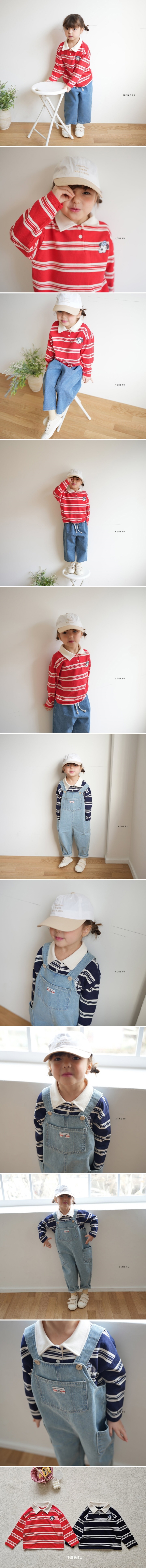 Neneru - Korean Baby Fashion - #babyboutiqueclothing - Thanks Collar Tee