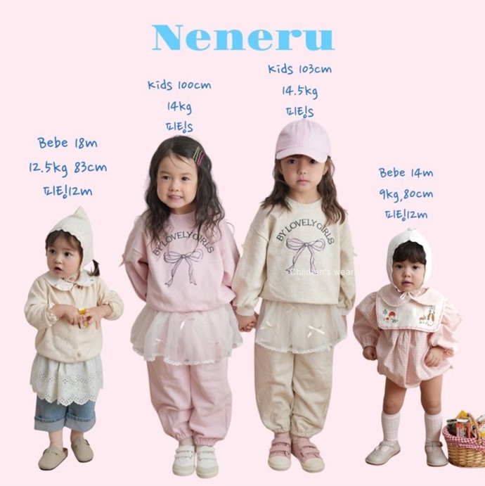 Neneru - Korean Baby Fashion - #babyfever - Lucky Top Bottom Set - 2