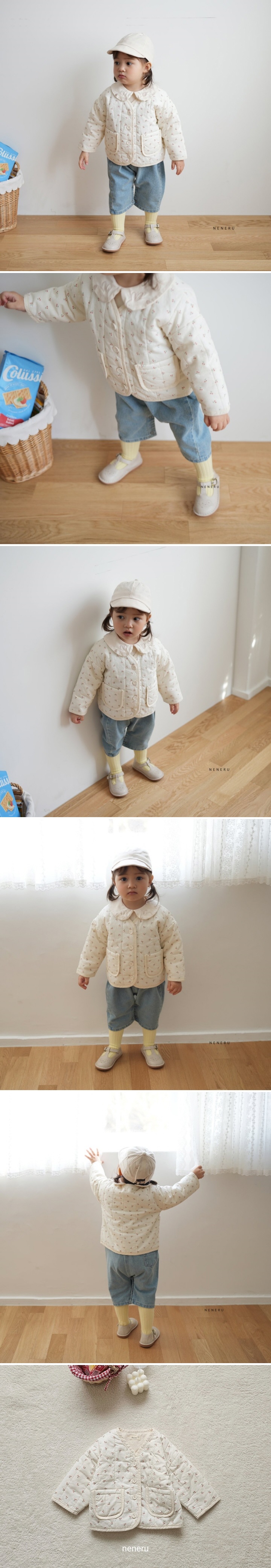Neneru - Korean Baby Fashion - #babyoutfit - Small Cherry Jacket