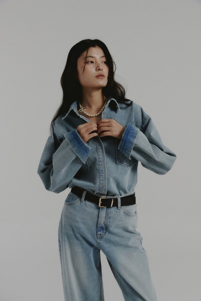 Neroli36 - Korean Women Fashion - #momslook - Salt Denim Pants - 8