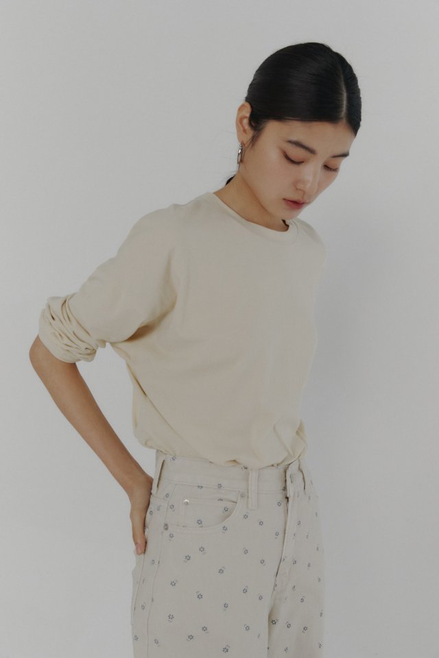 Neroli36 - Korean Women Fashion - #momslook - H Basic Tee - 3