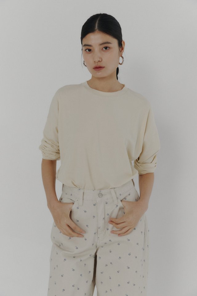 Neroli36 - Korean Women Fashion - #momslook - H Basic Tee - 5