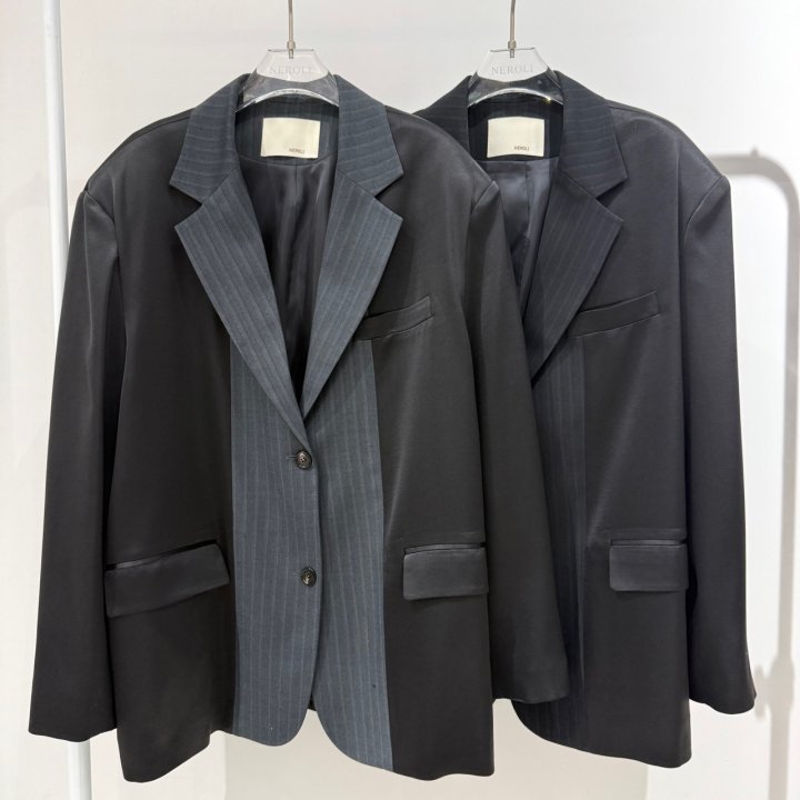 Neroli36 - Korean Women Fashion - #momslook - H Mix Jacket - 8