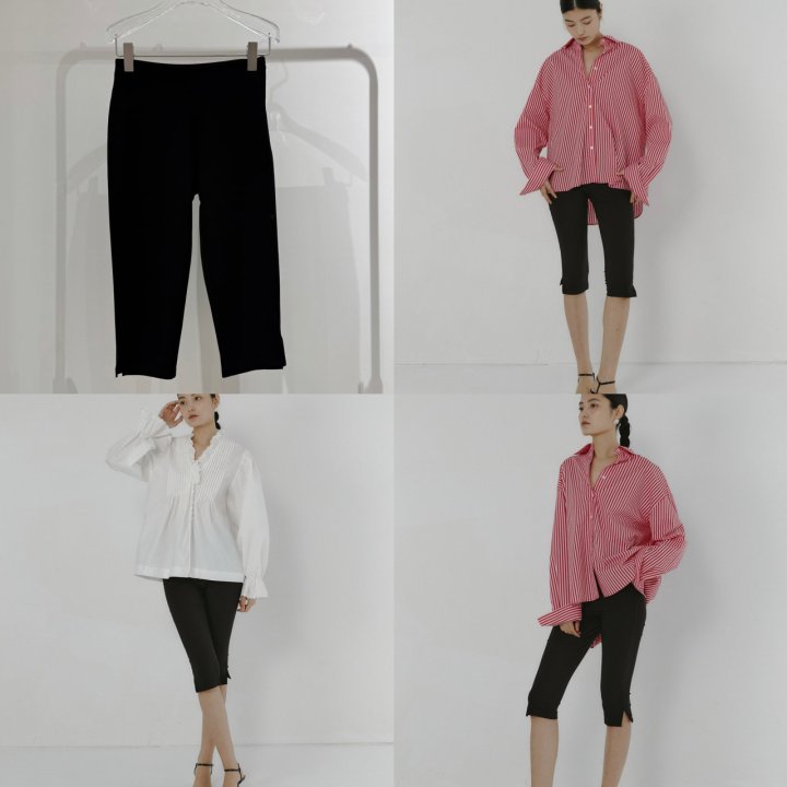 Neroli36 - Korean Women Fashion - #thelittlethings - H Slim Leggings - 2