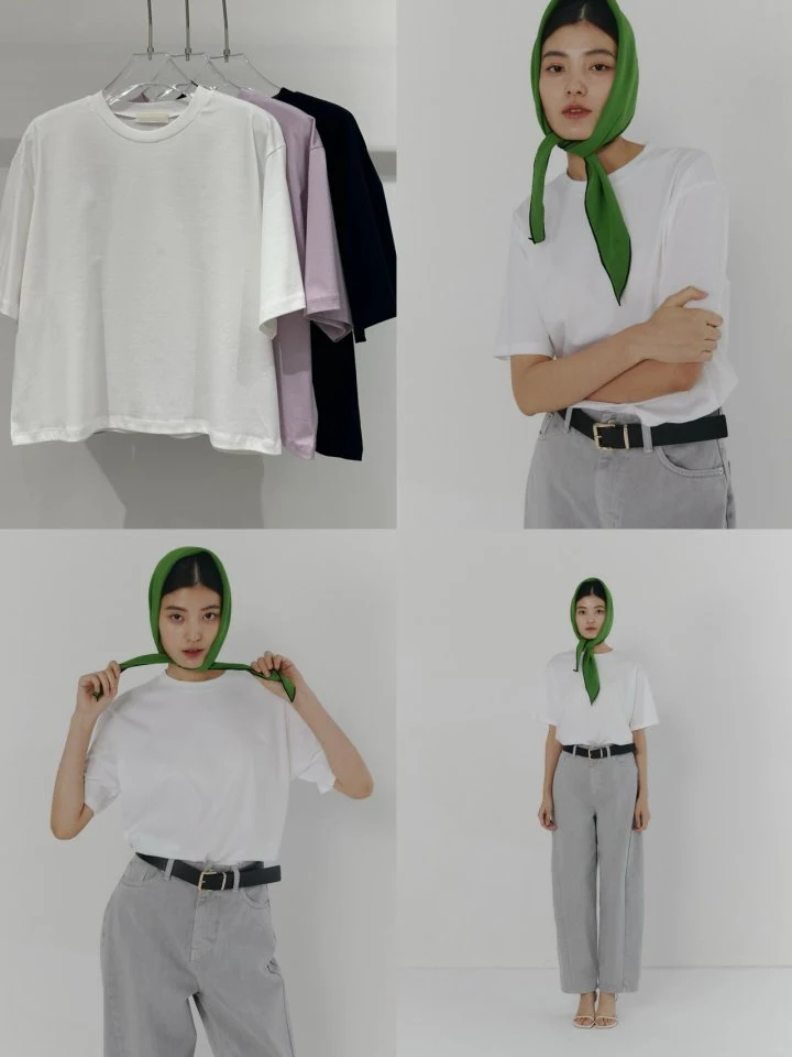 Neroli36 - Korean Women Fashion - #womensfashion - Laurine Silket Tee - 3