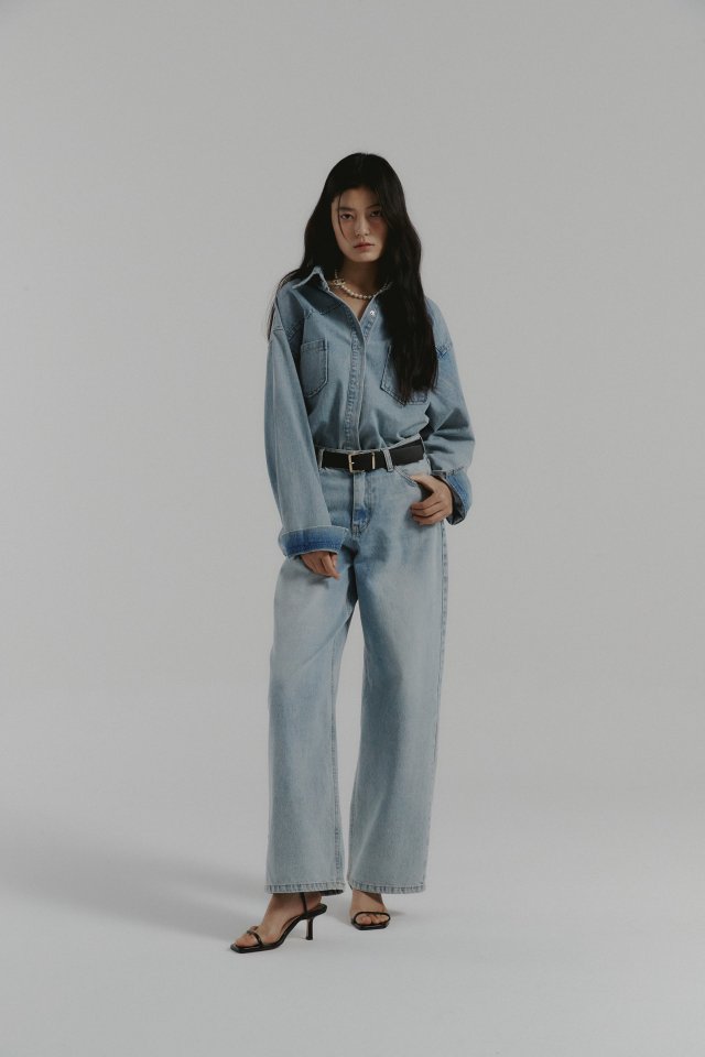 Neroli36 - Korean Women Fashion - #womensfashion - Salt Denim Pants - 9