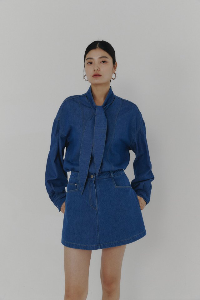Neroli36 - Korean Women Fashion - #womensfashion - Denim Skirt Half Pants - 7