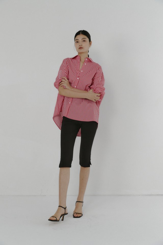 Neroli36 - Korean Women Fashion - #womensfashion - Wendy Stripe Shirt - 11