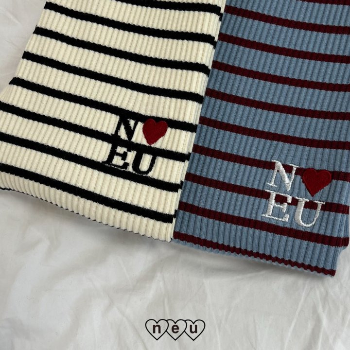 Neu - Korean Children Fashion - #Kfashion4kids - Ribbed Stripe Leggings - 5