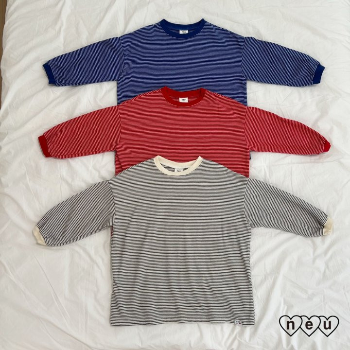 Neu - Korean Children Fashion - #Kfashion4kids - Stripe Tee