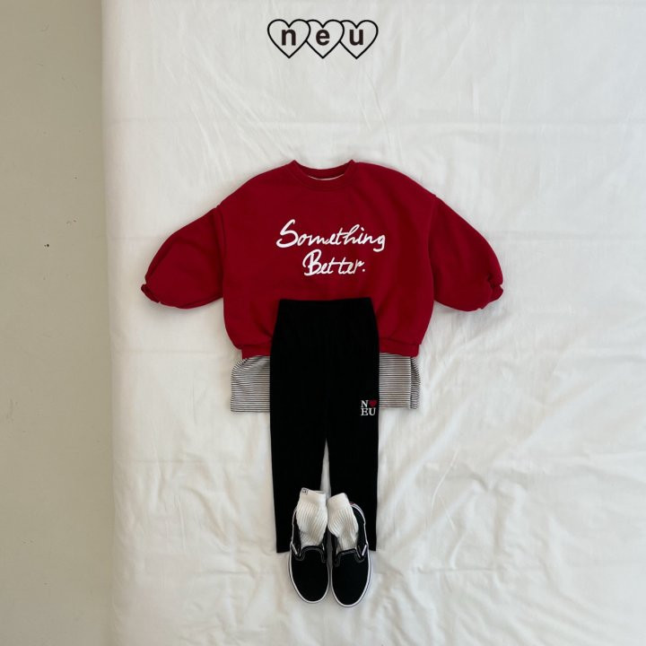 Neu - Korean Children Fashion - #Kfashion4kids - Ribbed Plain Leggings - 6
