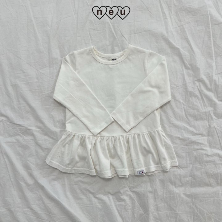 Neu - Korean Children Fashion - #designkidswear - Frill Tee - 3