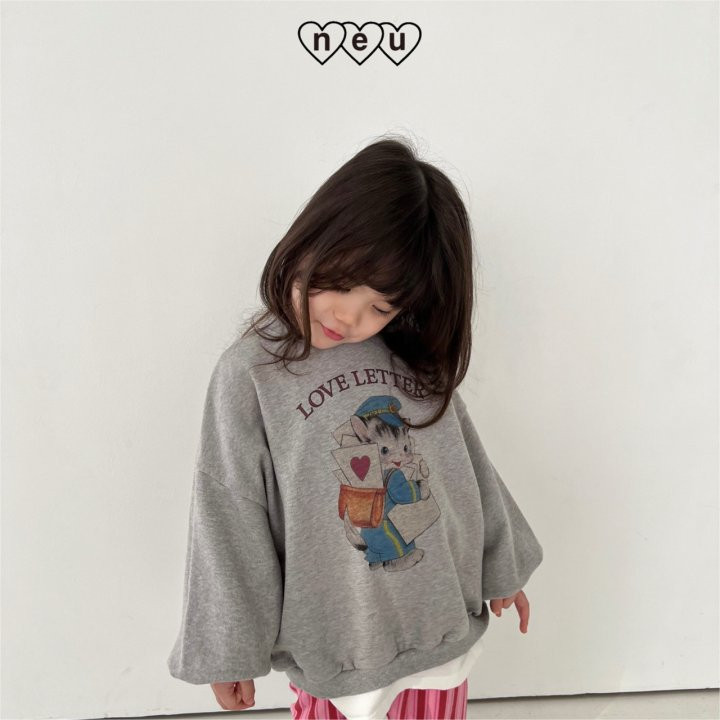 Neu - Korean Children Fashion - #designkidswear - Love Letter Sweatshirts - 10