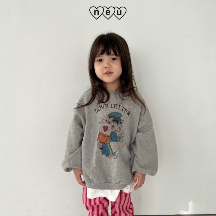 Neu - Korean Children Fashion - #discoveringself - Love Letter Sweatshirts - 11