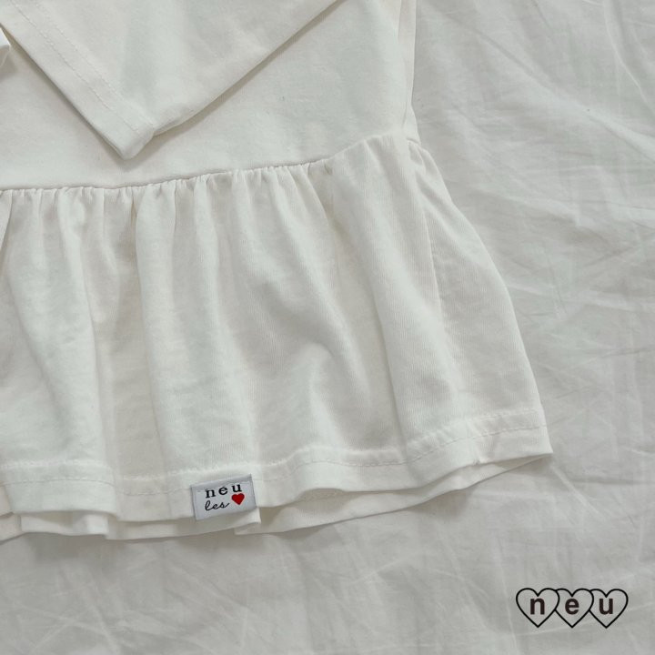 Neu - Korean Children Fashion - #kidsshorts - Frill Tee - 6