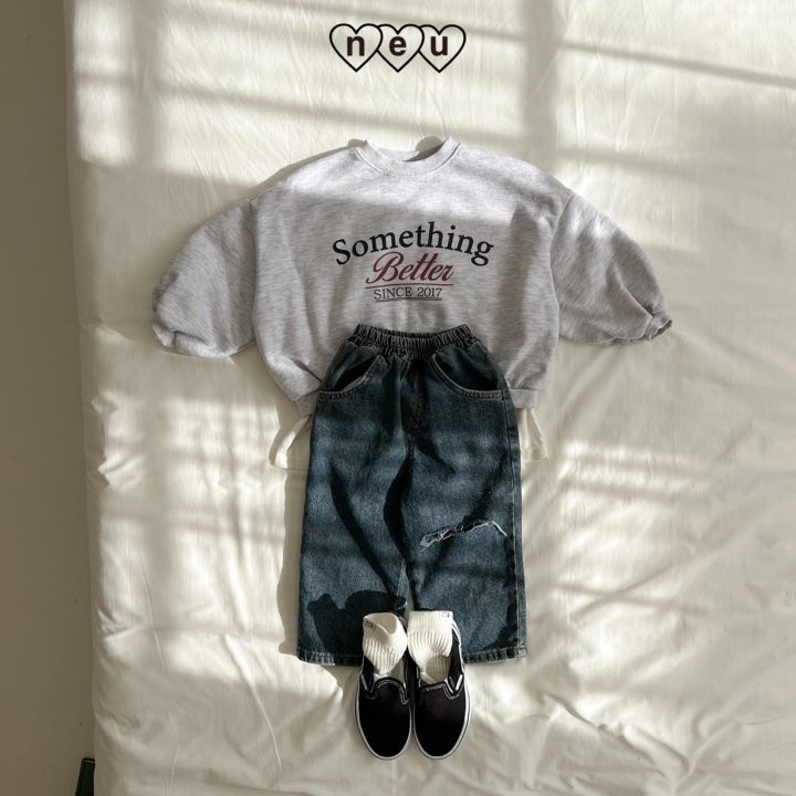 Neu - Korean Children Fashion - #kidsshorts - Something Sweatshirts - 8
