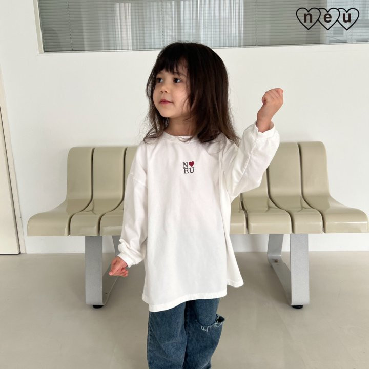 Neu - Korean Children Fashion - #kidzfashiontrend - Heart Tee - 3
