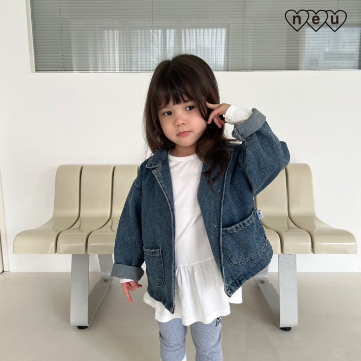Neu - Korean Children Fashion - #littlefashionista - Frill Tee - 10