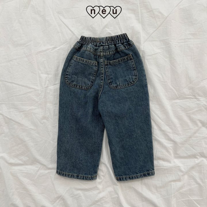 Neu - Korean Children Fashion - #littlefashionista - Ripped Denim Pants - 3
