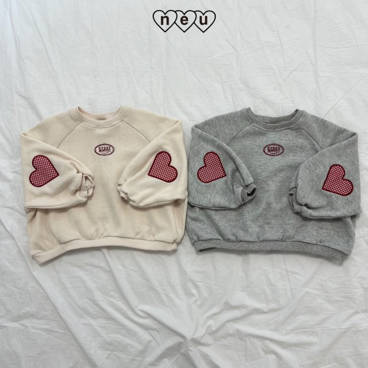 Neu - Korean Children Fashion - #magicofchildhood - Check Sweatshirts