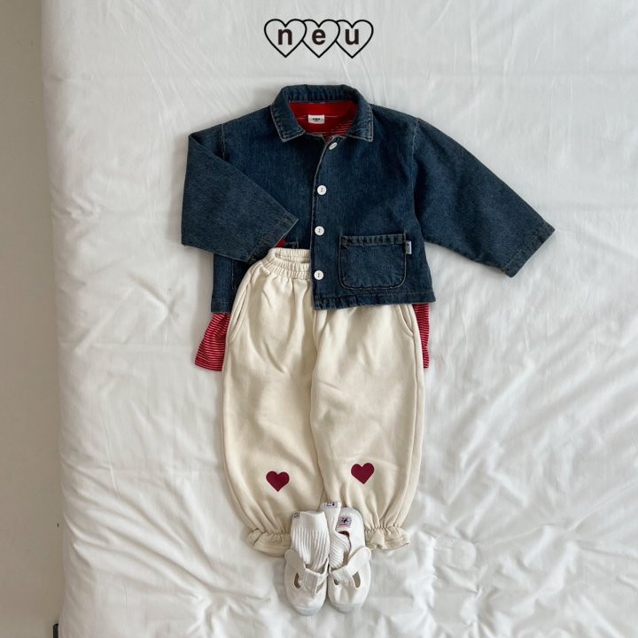 Neu - Korean Children Fashion - #magicofchildhood - Stripe Tee - 4