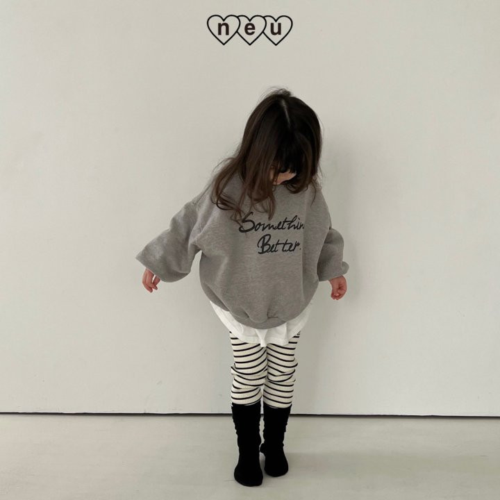 Neu - Korean Children Fashion - #prettylittlegirls - Ribbed Stripe Leggings - 9
