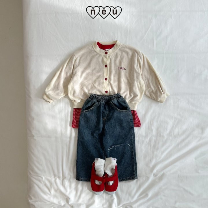 Neu - Korean Children Fashion - #prettylittlegirls - Stripe Tee - 5