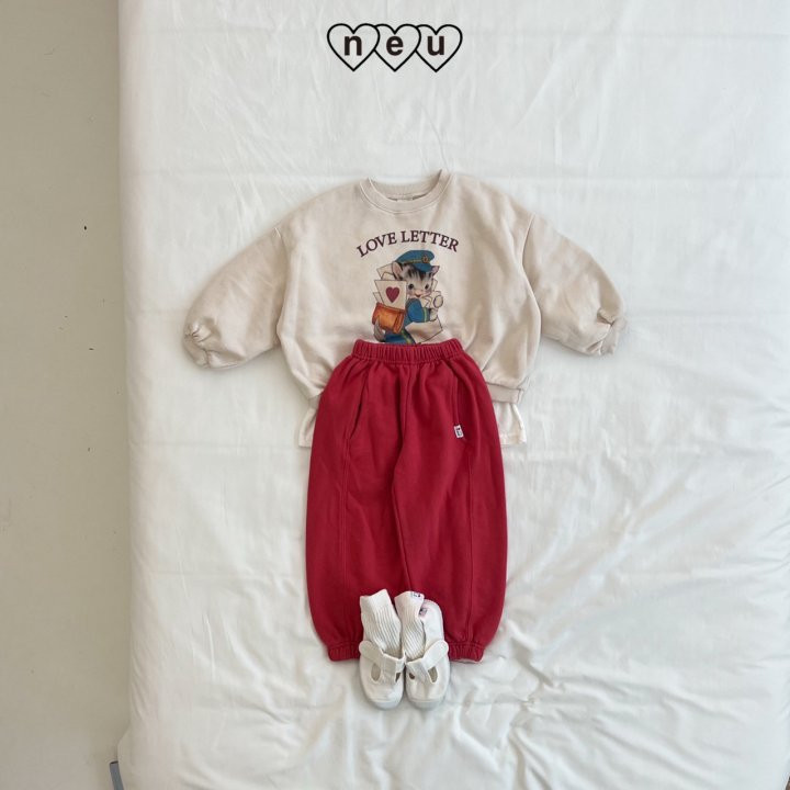 Neu - Korean Children Fashion - #todddlerfashion - Love Letter Sweatshirts - 5