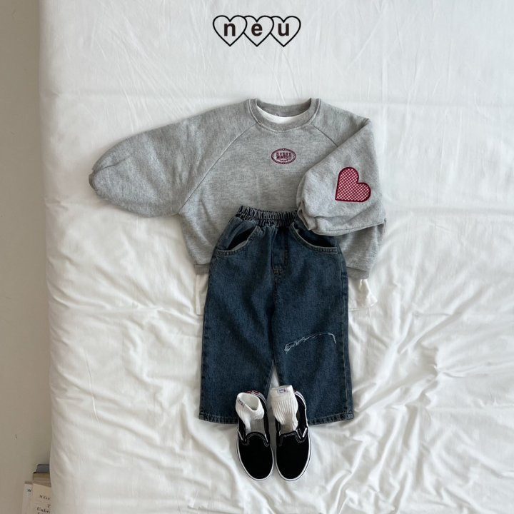 Neu - Korean Children Fashion - #toddlerclothing - Ripped Denim Pants - 8