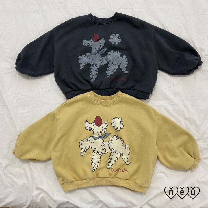 Neu - Korean Women Fashion - #momslook - Poodle Sweatshirts MOM