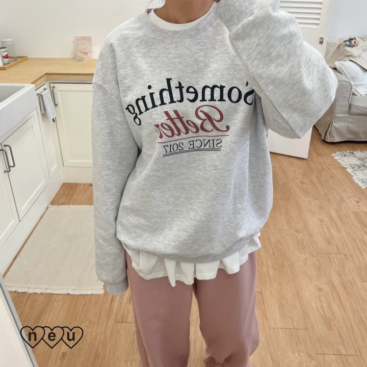 Neu - Korean Women Fashion - #romanticstyle - Something Sweatshirts MOM - 11