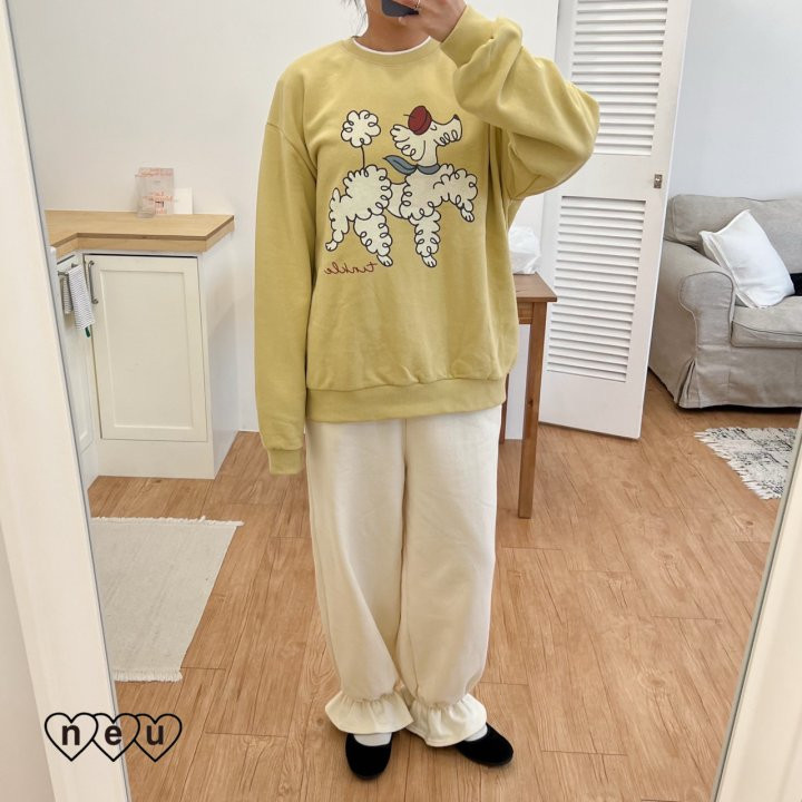 Neu - Korean Women Fashion - #romanticstyle - Poodle Sweatshirts MOM - 9
