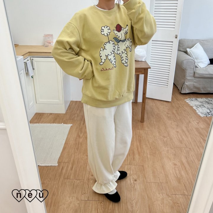 Neu - Korean Women Fashion - #thatsdarling - Poodle Sweatshirts MOM - 11