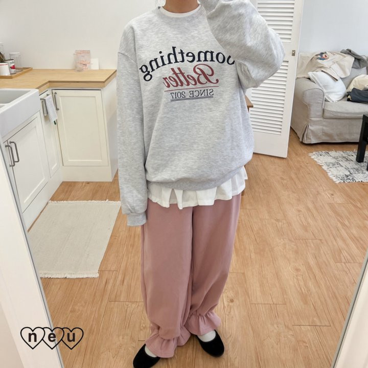 Neu - Korean Women Fashion - #vintageinspired - Something Sweatshirts MOM - 7
