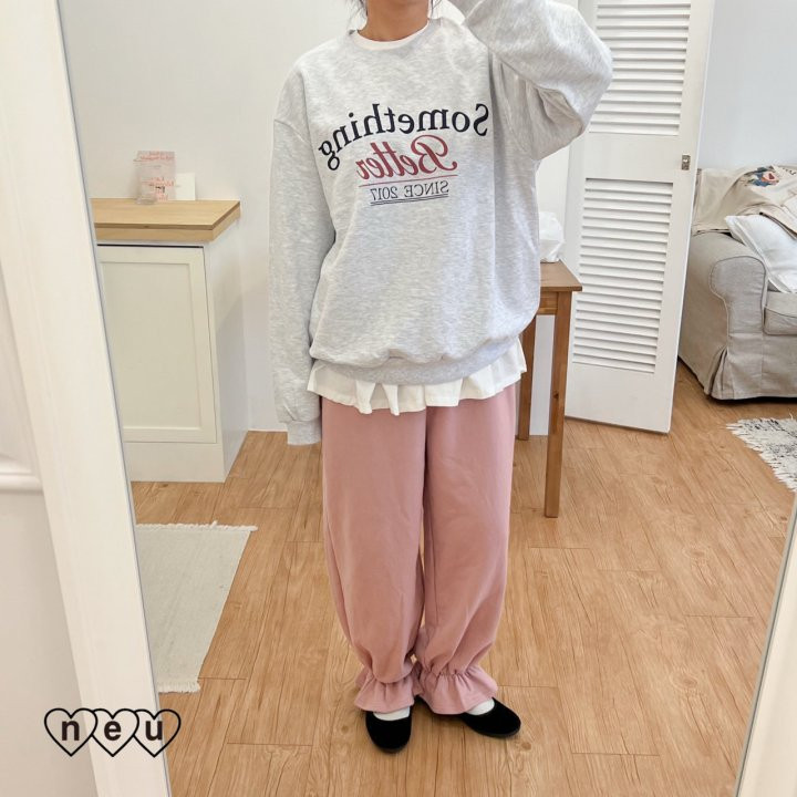 Neu - Korean Women Fashion - #vintagekidsstyle - Something Sweatshirts MOM - 8