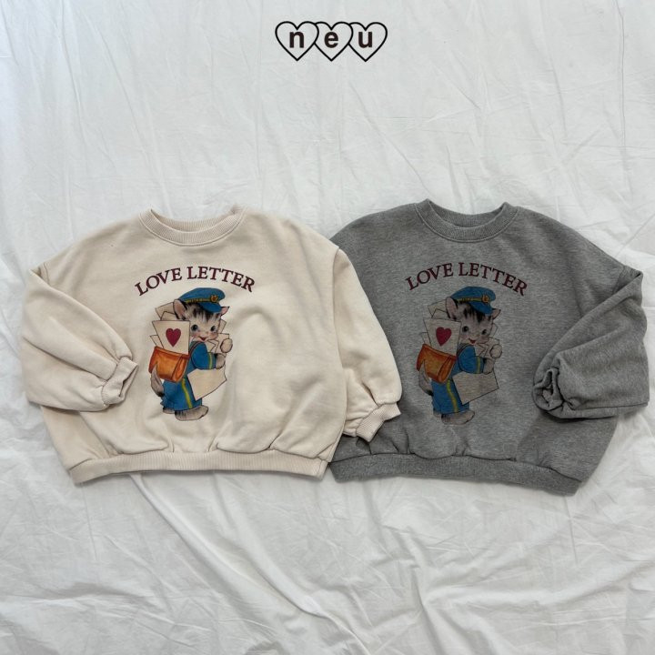 Neu - Korean Women Fashion - #womensfashion - Love Letter Sweatshirts MOM
